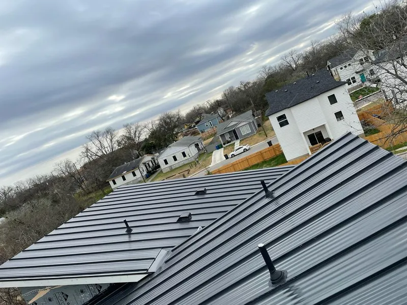 Standing seam metal roof panels with vents for Skylight Repair in Horizon West